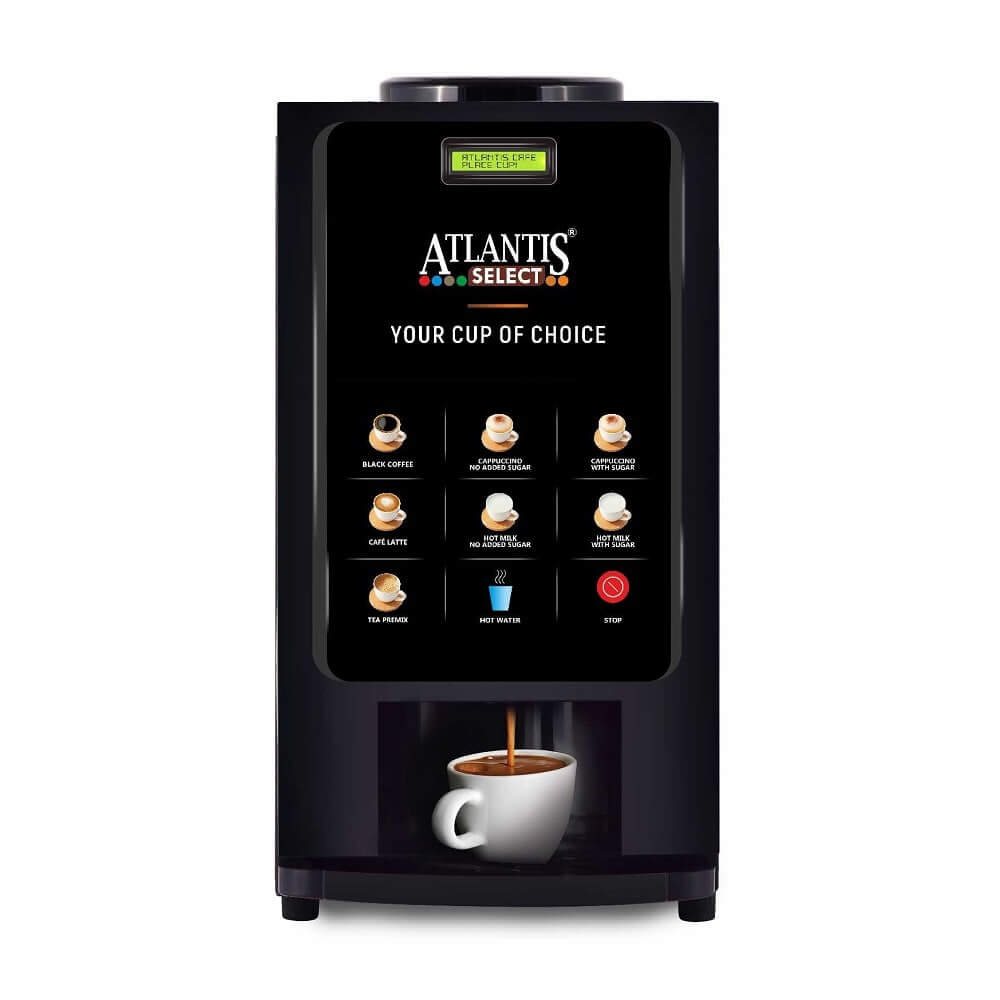 Atlantis Select Tea Coffee Vending Machine With 8 Options